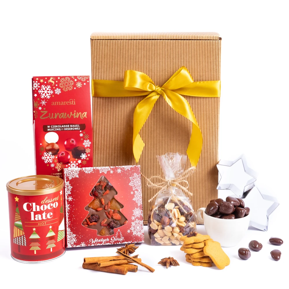 Świąteczny zestaw prezentowy z gorącą czekoladą - Choco