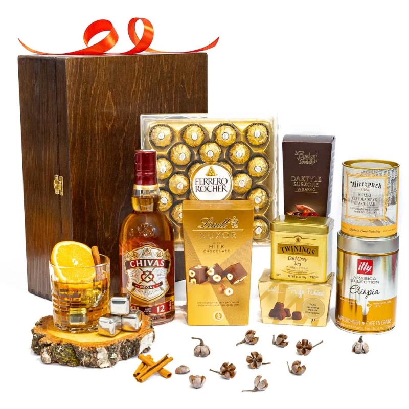 skrzynka prezentowa z whisky