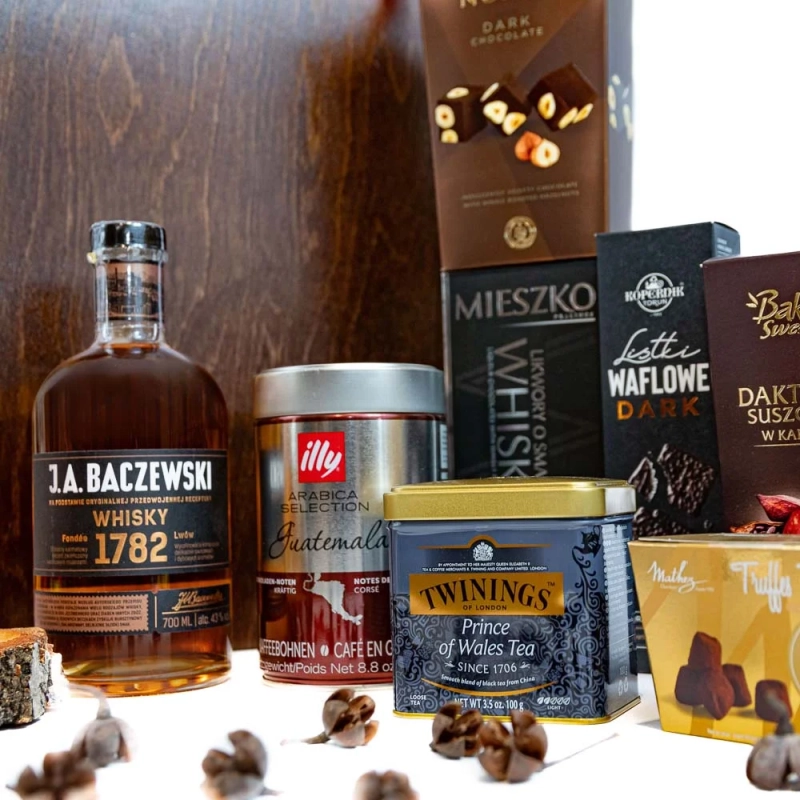 skrzynka prezentowa z whisky