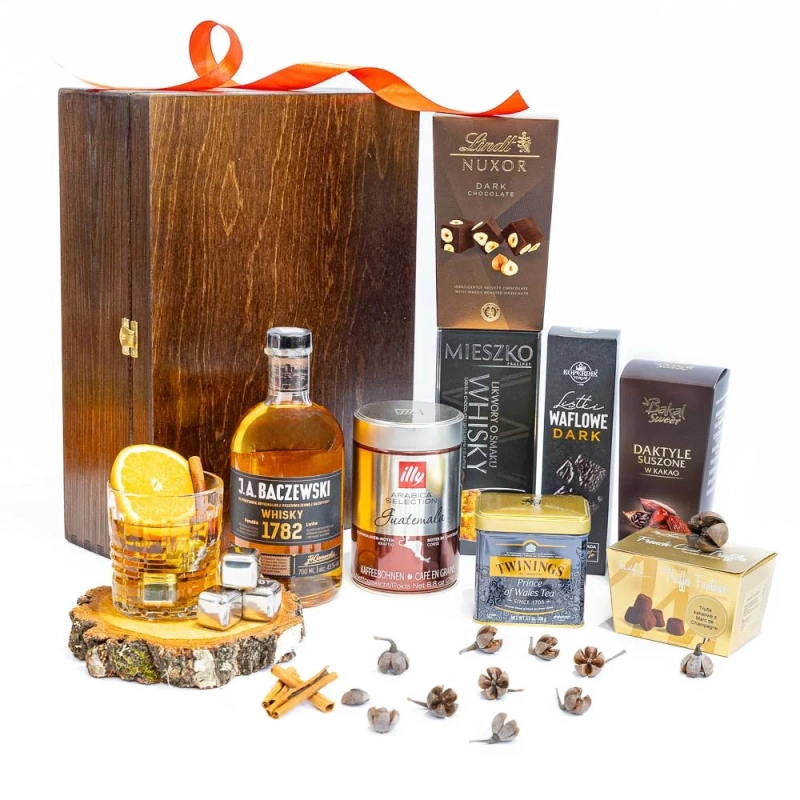 skrzynka prezentowa z whisky