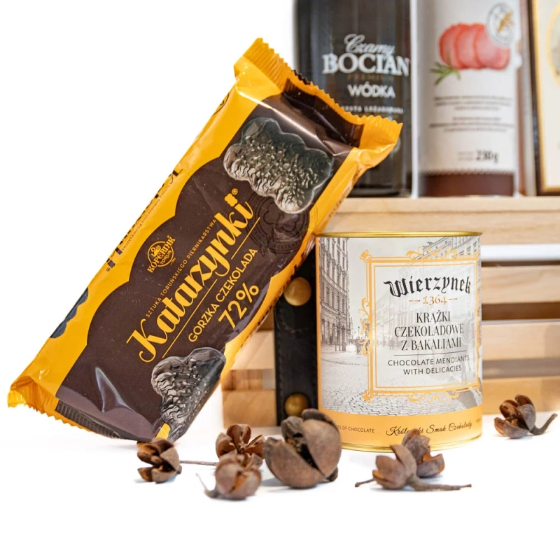 Kosz prezentowy wytrawny