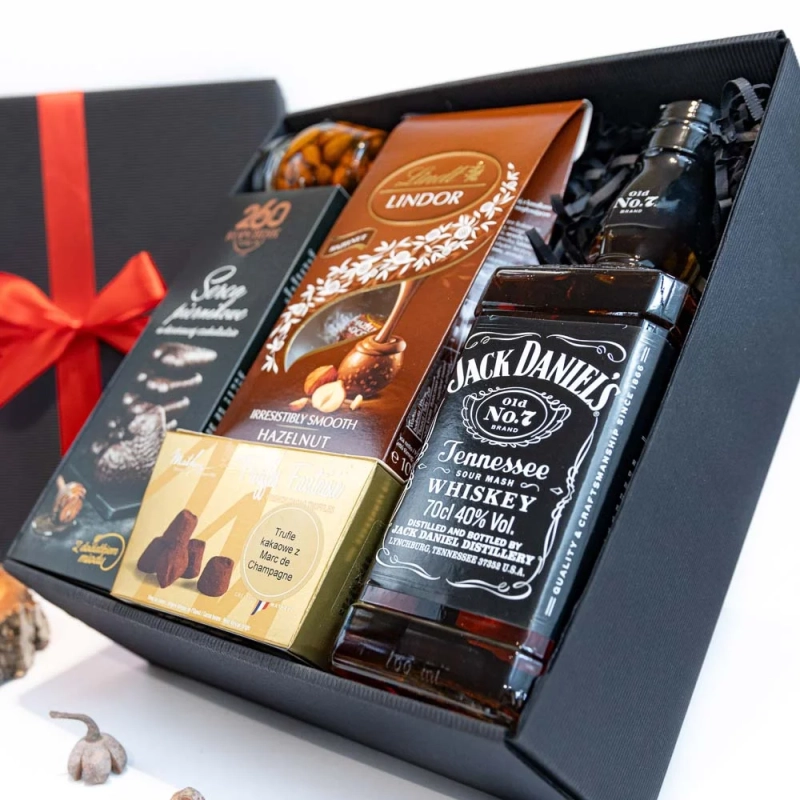 pudełko prezentowe z Jack Daniels