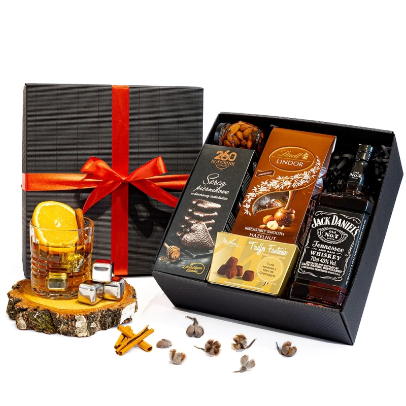 pudełko prezentowe z Jack Daniels