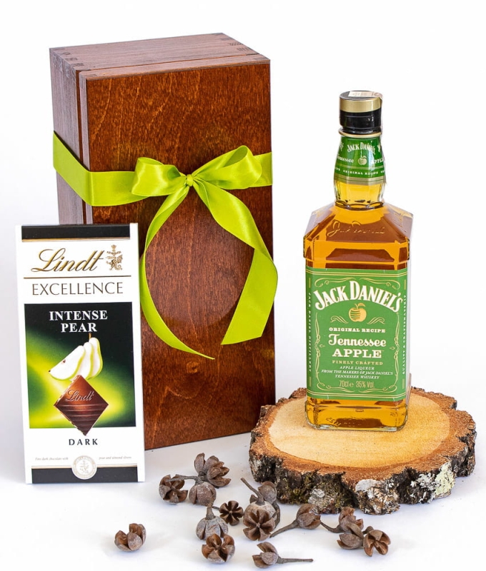 whisky na prezent Jack Daniels Apple