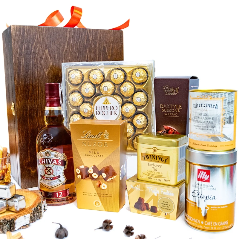 skrzynka prezentowa z whisky
