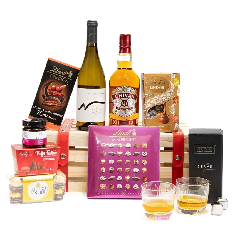 Kosz prezentowy na 25 rocznicę ślubu