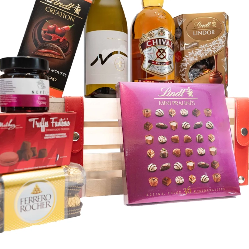 Kosz prezentowy na 25 rocznicę ślubu