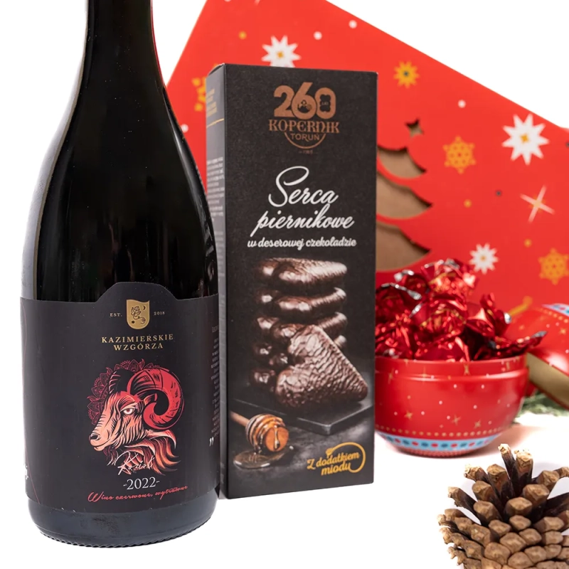 zestaw prezentowy z polskim winem