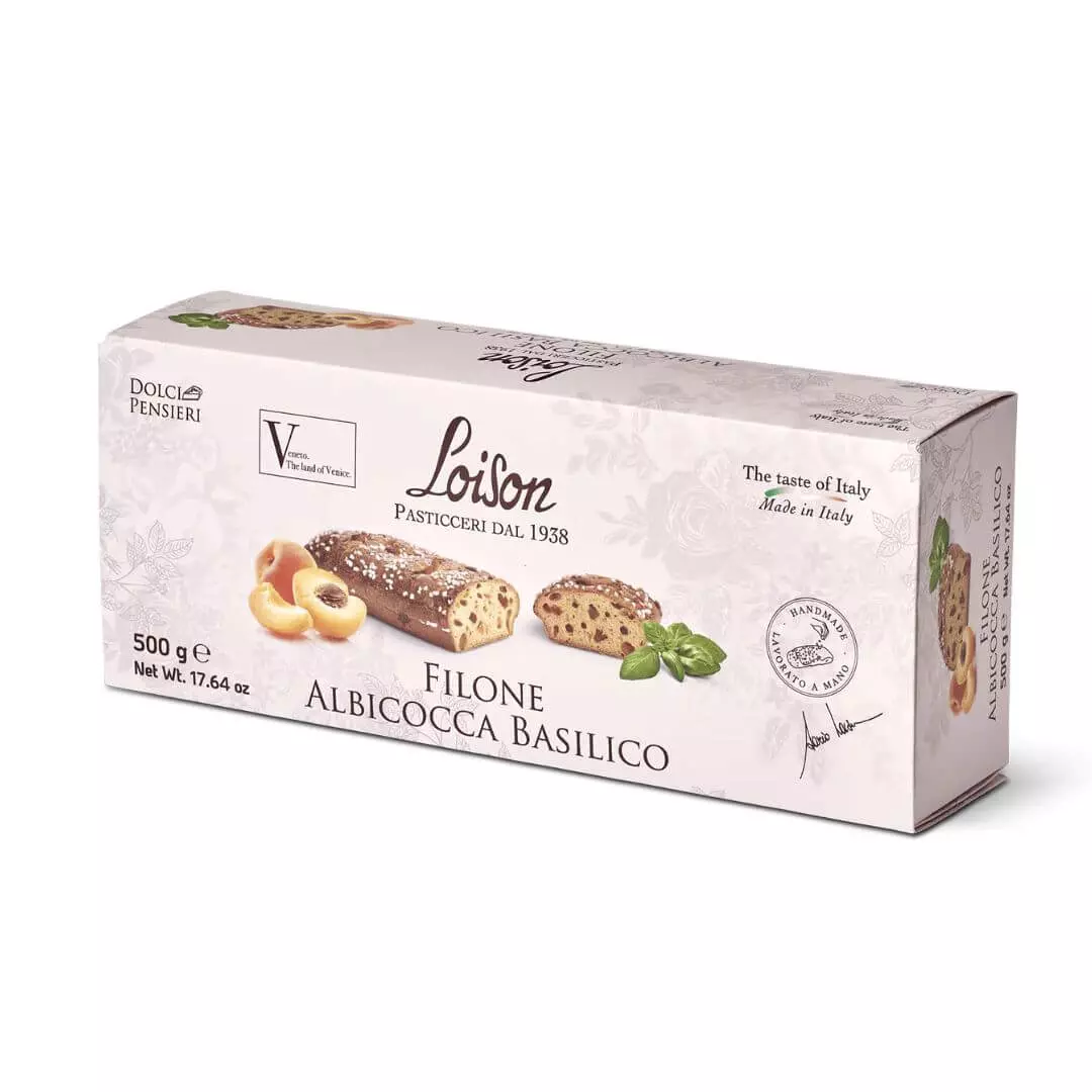 świąteczne ciasto włoskie z morelą i bazylią 500g