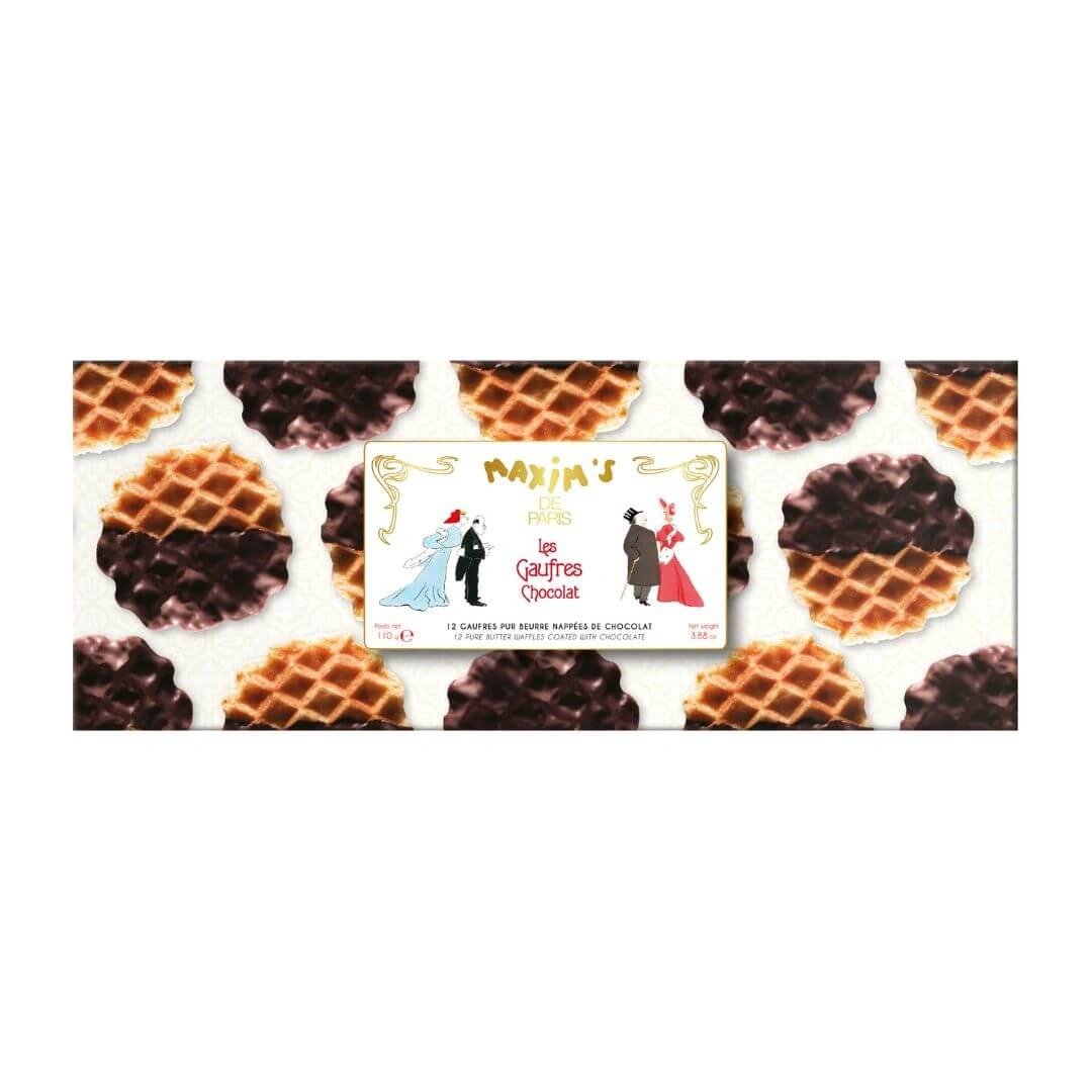Wafle w ciemnej czekoladzie