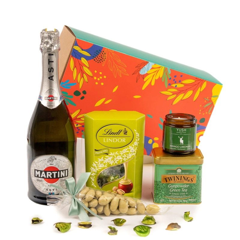 zestaw prezentowy ze świeczką