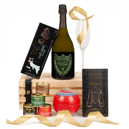 Dom Perignon w skrzynce prezentowej