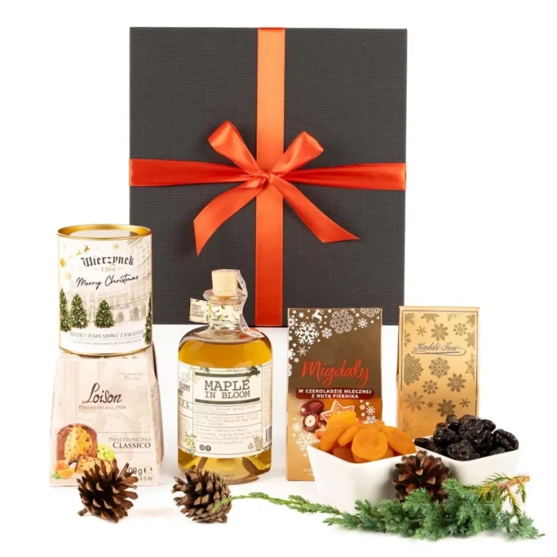 prezent świąteczny z likierem klonowym