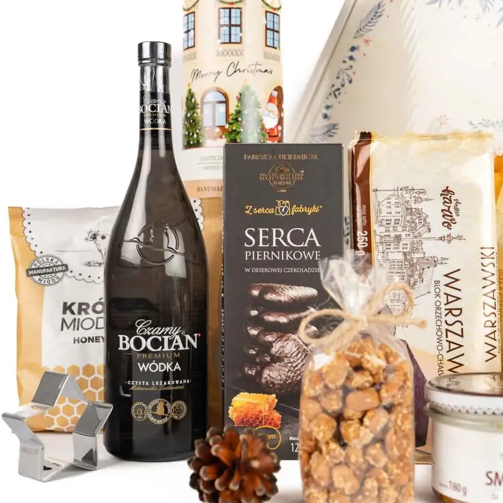 prezent świąteczny z polskimi produktami