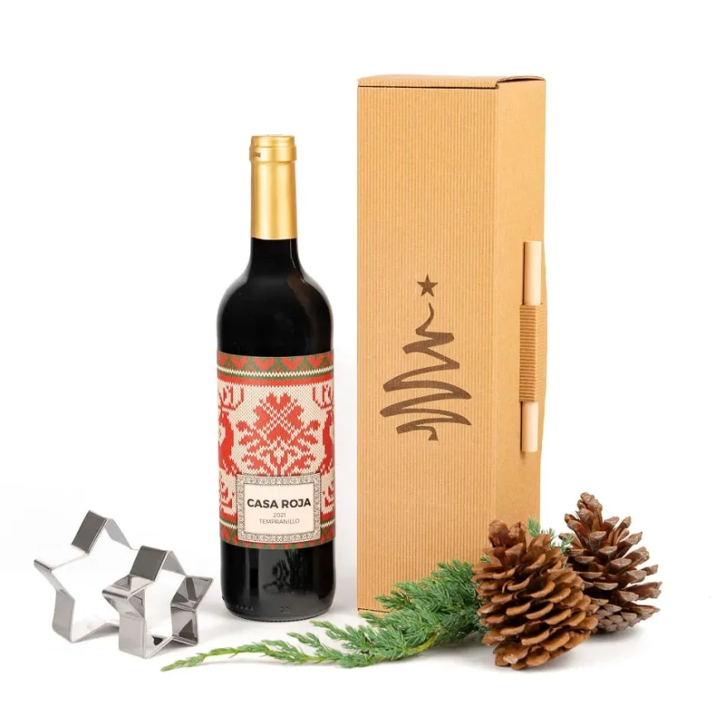 wino na prezent świąteczny