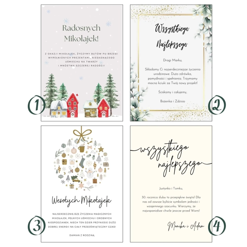 życzenia na mikołajki