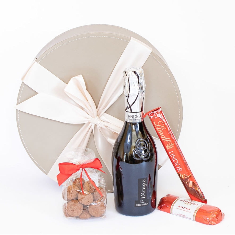 kosz prezentowy z prosecco - Dirupo