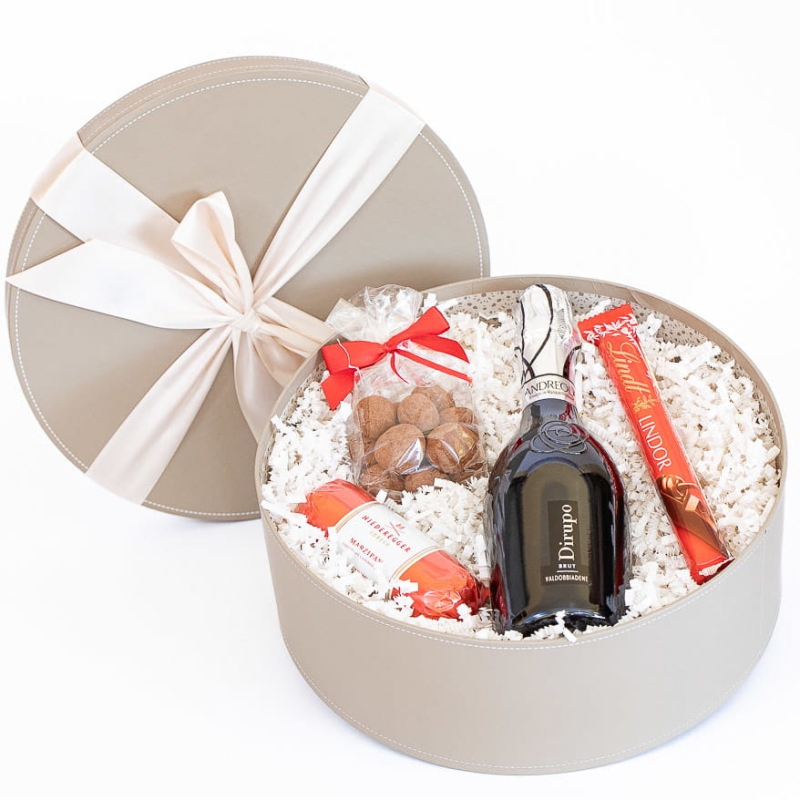 kosz prezentowy z prosecco - Dirupo