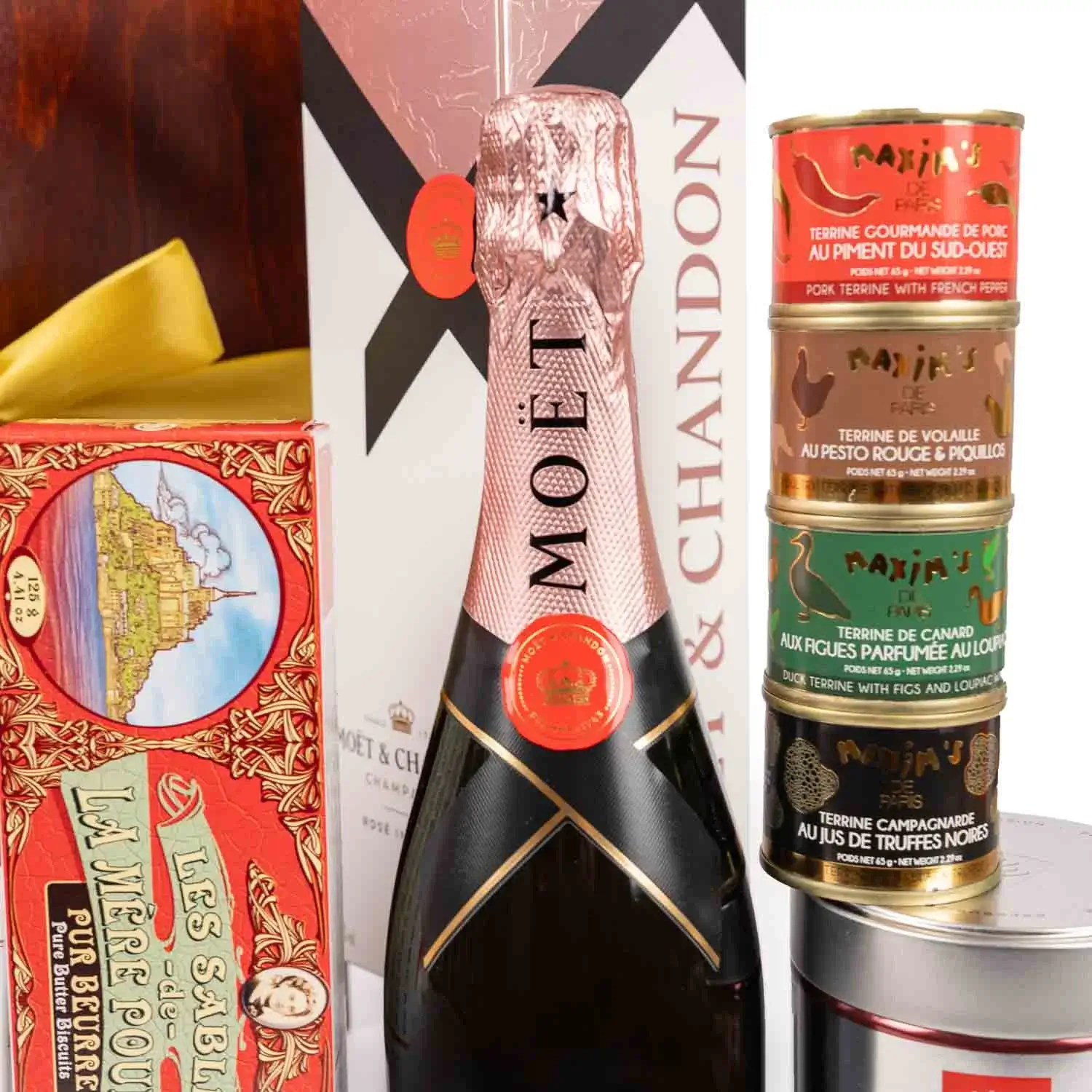 wyjątkowy prezent na rocznicę ślubu z szampanem moet chandon rose