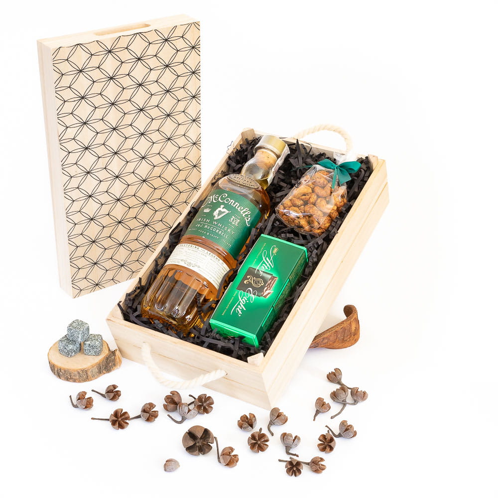 Ekskluzywny kosz prezentowy z whisky - Richard