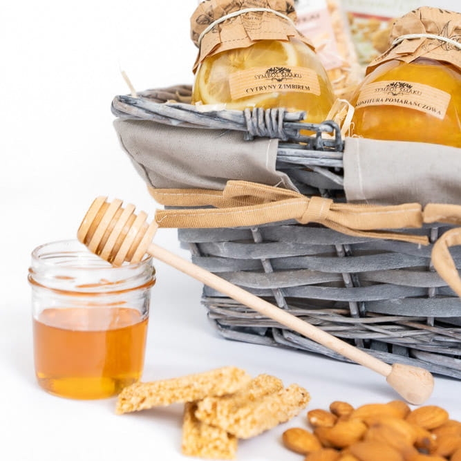 Kosz prezentowy z kawą - Paula