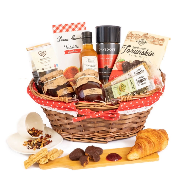 Kosz prezentowy z przetworami - Julian