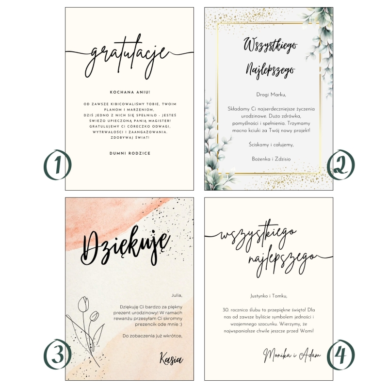 kartki z życzeniami